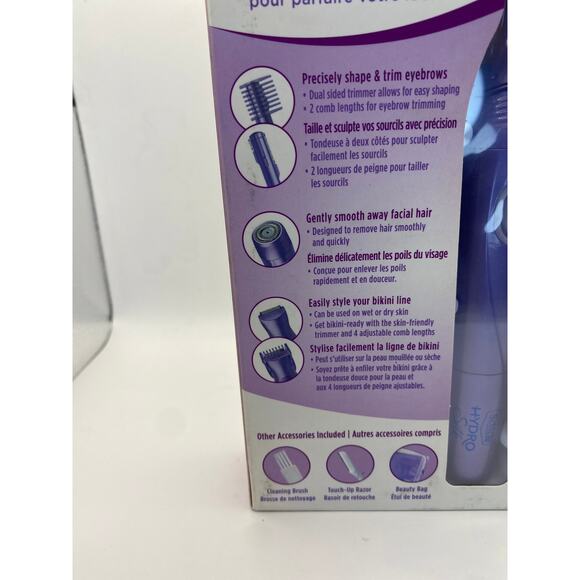 Schick Hydro Silk Perfect Finish Trimmer, 8-in-1 Grooming Kit for Women NEW - Picture 3 of 7